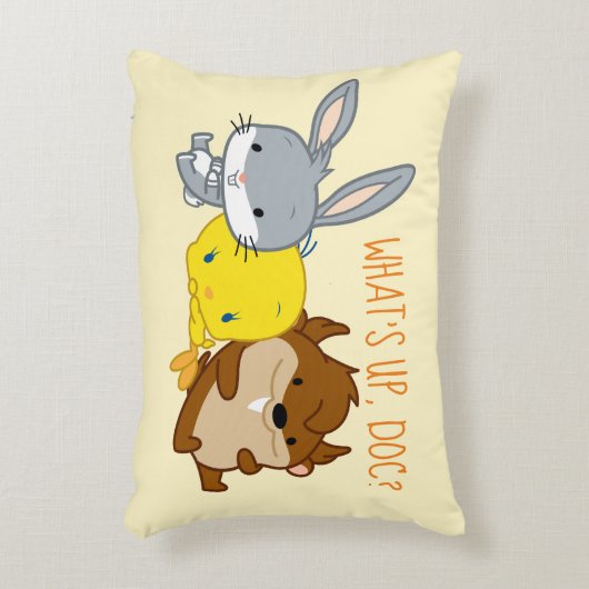 Coussins Décoratifs Chibi BUGS BUNNY™, TWEETY™ & TAZ™ (Devant(Vertical))
