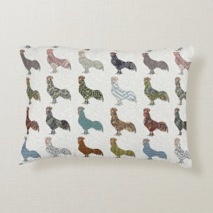 Coussins Décoratifs Chicken Rooster Coloré ferme Motif