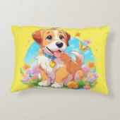 Coussins Décoratifs Chien chiot mignon (Dos)
