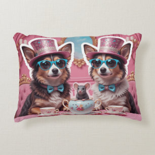 Coussins Décoratifs Chiens de fête et souris