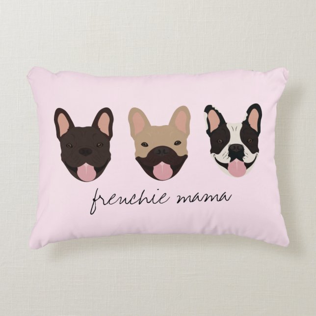 Coussins Décoratifs Chiens français de Frenchie Mama (Devant)