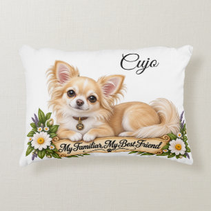Coussins Décoratifs Chihuahua Blond Personnalisé Mon Meilleur Ami