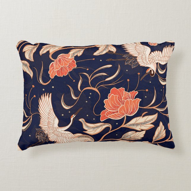 Coussins Décoratifs Chinese ancient style beautiful petals (Devant)