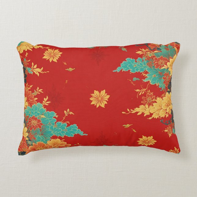 Coussins Décoratifs chinese background accent pillow (Devant)