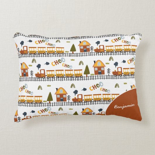 Coussins Décoratifs Choo Choo Train Pattern (Devant)