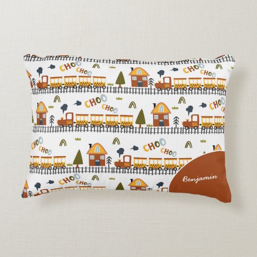 Coussins Décoratifs Choo Choo Train Pattern (Dos)