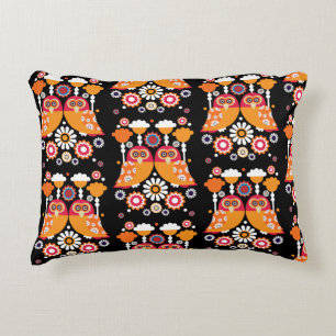 Coussins Décoratifs Chouette d'art populaire