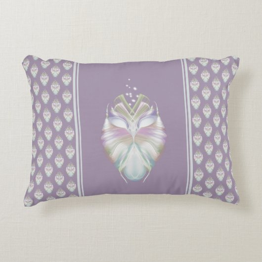 Coussins Décoratifs Chouette Oracle Pastel Purple (Devant)