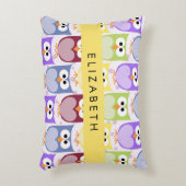 Coussins Décoratifs Chouettes mignonnes, Chouette Motif, Chouettes col (Devant(Vertical))