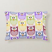 Coussins Décoratifs Chouettes mignonnes, Chouette Motif, Chouettes pou (Devant)