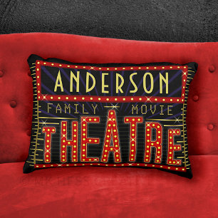 Coussins Décoratifs Cinéma de maison de chapiteau de théâtre de f