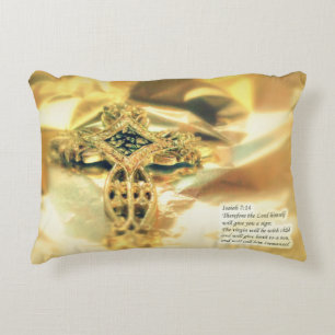 Coussins Décoratifs Citation de la Croix et de la Bible