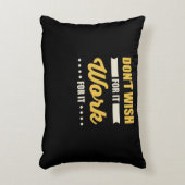 Coussins Décoratifs Citation de succès motivationnel (Devant(Vertical))