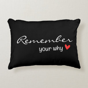 Coussins Décoratifs Citation Inspirante Avec Coeur Rouge