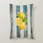 Coussins Décoratifs Citrons rustiques (bleu) (Devant(Vertical))