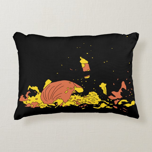 Coussins Décoratifs Citrouille brisé (Devant)