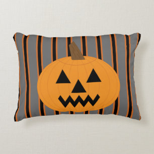 Coussins Décoratifs Citrouilles d'Halloween amusants et fantaisistes