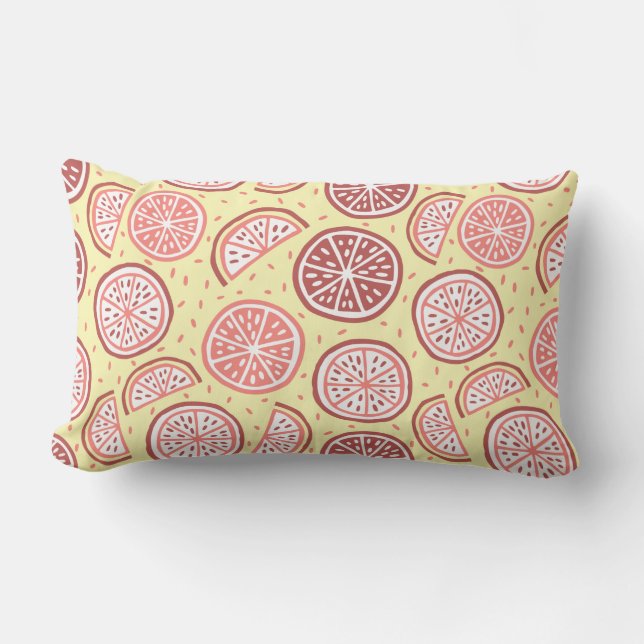 Coussins décoratifs Citrus Pattern (Recto)