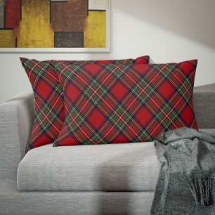Coussins Décoratifs Clan Stewart Tartan rustique et élégant