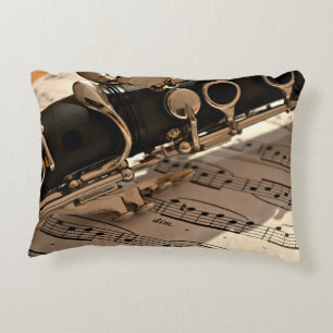 Coussins Décoratifs Clarinet Closeup, design populaire