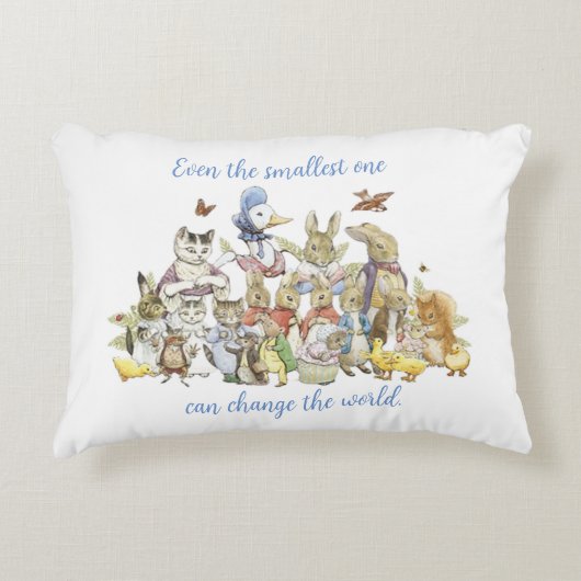 Coussins Décoratifs Classique Pierre le lapin (Devant)