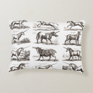 Coussins Décoratifs Classique Unicorne Antique Mythique Magie Créature