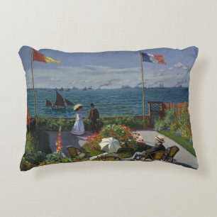 Coussins Décoratifs Claude Monet - Jardin de Sainte-Adresse