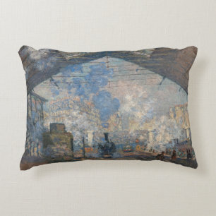Coussins Décoratifs Claude Monet - La Gare Saint-Lazare