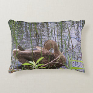 Coussins Décoratifs Closeup photo of a duck