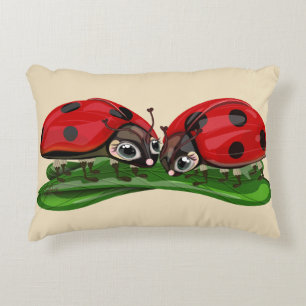 Coussins Décoratifs Coccinelles 