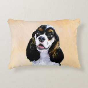 Coussins Décoratifs Cocker Spaniel (Parti) Peinture - Art Chien origin