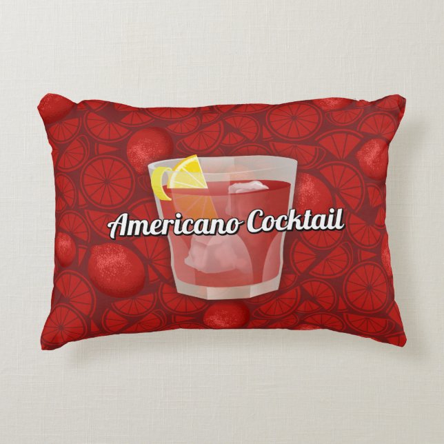 Coussins Décoratifs Cocktail Americano (Devant)