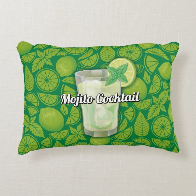 Coussins Décoratifs Cocktail Mojito (Devant)