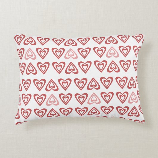 Coussins Décoratifs Cœurs de la Saint-Valentin Mignons – Conception d' (Devant)