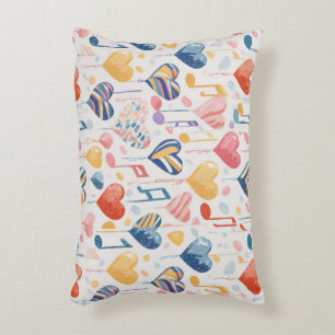 Coussins Décoratifs Coeurs musicaux