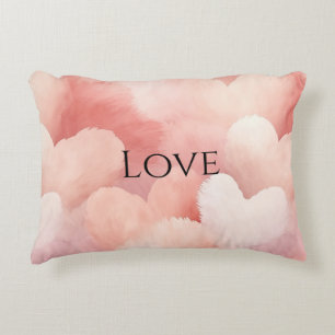 Coussins Décoratifs Cœurs rose pâle jolis