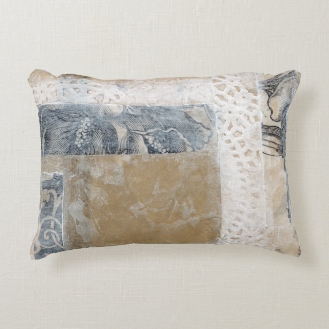 Coussins Décoratifs Collage de dentelle II (Devant)