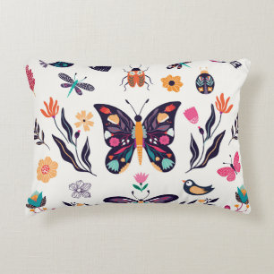 Coussins Décoratifs Collection d'éléments d'été du printemps à la main