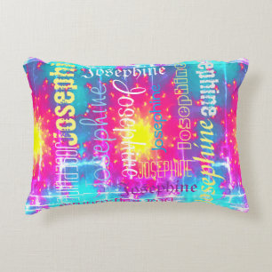 Coussins Décoratifs Coloré Cendré Teint Boho Fade Personnaliser le nom