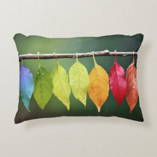 Coussins Décoratifs Coloré Feuille Tranquille Nature Paisible