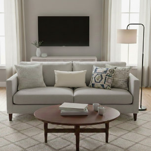 Coussins Décoratifs Colore Uni White Dove