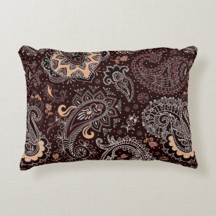 Coussins Décoratifs Colorful seamless pattern in paisley style. Vintag
