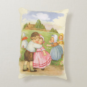 Coussins Décoratifs Comptines de Mère l'Oie Georgie Porgie vintage