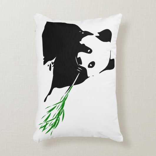 Coussins Décoratifs Conception de l'ours Panda. (Devant(Vertical))
