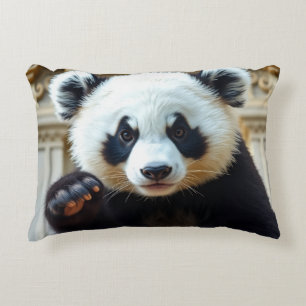 Coussins Décoratifs Conception de Panda qui Agite