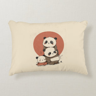 Coussins Décoratifs Conception de pandas mignons