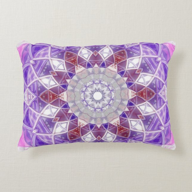 Coussins Décoratifs conception mandala (Devant)