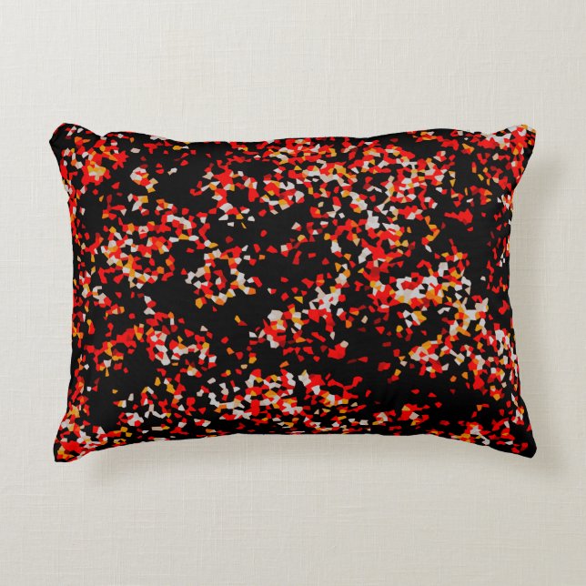 Coussins Décoratifs Confetti d'automne foncé (Devant)