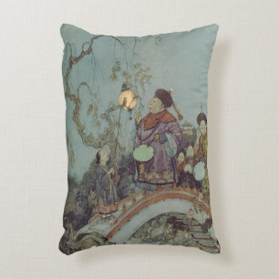 Coussins Décoratifs Conte de fées vintage, Rossignol par Edmund Dulac