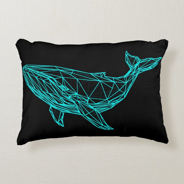 Coussins Décoratifs Cool Gamer Whale Accent Pillow (Devant)